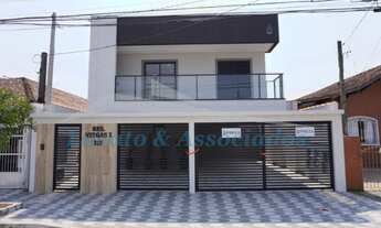 Imagem 4: Casa com sacada em Condomínio à Venda em Praia Grande-SP, Bairro Maracanã - 3 Quartos, 1 S