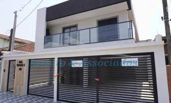 Imagem 5: Casa com sacada em Condomínio à Venda em Praia Grande-SP, Bairro Maracanã - 3 Quartos, 1 S