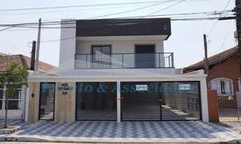 Imagem 3: Casa com sacada em Condomínio à Venda em Praia Grande-SP, Bairro Maracanã - 3 Quartos, 1 S