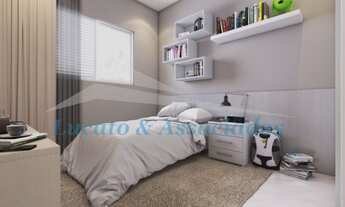 Imagem 3: Apartamento no centro de São Vicente SP de 02 dormitorios, 01 suite, sala com sacada, cozi