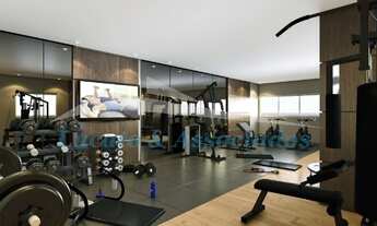 Imagem 5: Apartamento no centro de São Vicente SP de 02 dormitorios, 01 suite, sala com sacada, cozi