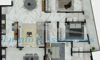Imagem 3: Apartamento de luxo à venda em Praia Grande-SP, Aviação: 3 quartos, 2 suítes, 1 sala, 3 ba