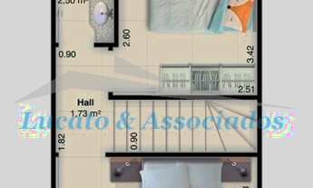 Imagem 3: Casa em Condomínio à Venda em Praia Grande-SP - Bairro Antártica: 2 quartos, 1 sala, 1 ban