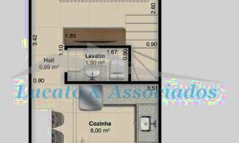 Imagem 2: Casa em Condomínio à Venda em Praia Grande-SP - Bairro Antártica: 2 quartos, 1 sala, 1 ban