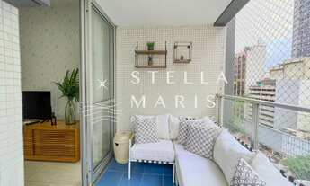 Imagem 5: Leblon Flat Service, Apartamento reformado e decorado, com varanda com vista para o Morro