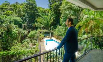 Imagem 2: Gávea, Casa espetacular à venda construída em amplo terreno de 1135 m2 com linda vista par