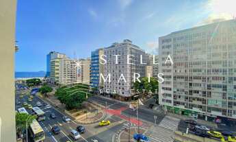 Imagem 2: Copacabana, Apartamento reformado, à venda, em andar alto, com 02 suítes e vista lateral p