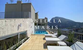 Imagem: Cobertura linear em Ipanema com espaço