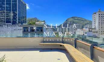 Imagem 7: Cobertura reformada com 527 m2, piscina, churrasqueira e linda vista para o mar na quadrís