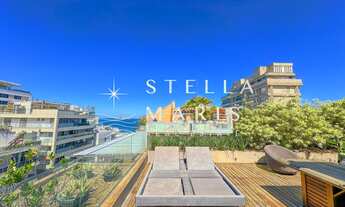 Imagem 3: Cobertura reformada com 527 m2, piscina, churrasqueira e linda vista para o mar na quadrís