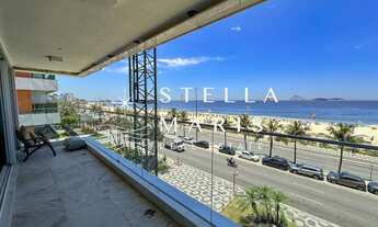 Imagem 3: Ipanema, Apartamento com varanda e vista FRONTAL para o mar, 3 suites, 3 vagas em prédio c