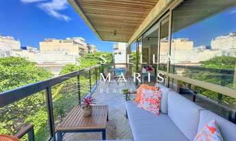 Imagem 5: Leblon, Apartamento de 227 m2 com varandão iluminado pelo sol da manhã à venda em excelent