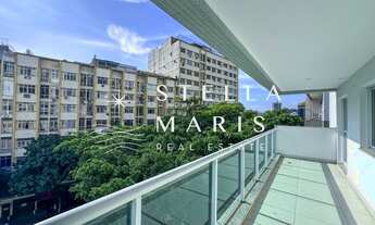 Imagem 1: Rua da Passagem. Botafogo. Apartamento incrível com varandão e vista livre. Predio com Inf