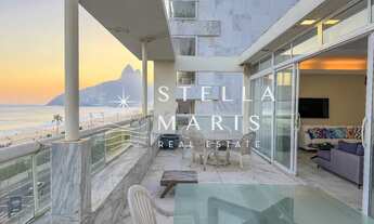 Imagem 6: Apartamento Linear com área externa de 253m² na Vieira Souto, altura do quadrilátero. 4 qu