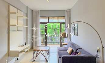 Imagem 6: Leblon, Apartamento MOBILIADO com 2 quartos, 2 varandas e vista para o Cristo Redentor par