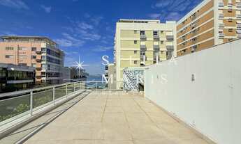 Imagem 2: Leblon, Cobertura duplex com 330 m2, área externa com vista mar, 3 quartos e 2 vagas à ven