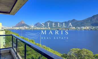 Imagem 2: Lagoa, Apartamento de alto padrão com 210 m2, 4 quartos, 3 vagas e vista frontal deslumbra