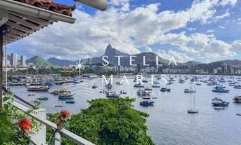 Imagem 2: Urca, Cobertura LINEAR com vista deslumbrante da Baía de Guanabara e Cristo Redentor, 3 qu