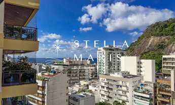 Imagem 4: Leblon, Apartamento com varanda, vista mar e Morro Dois Irmãos, 238 m2, 4 quartos e 3 vaga