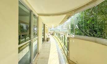 Imagem 6: Quadrilátero de Ipanema, Apartamento com 225 m2, varanda com vista copa das árvores, 3 qua