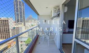 Imagem 5: Leblon Flat Service, Apartamento reformado e decorado, com varanda com vista para o Morro