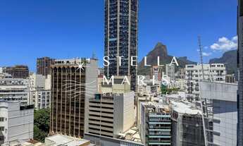 Imagem 6: Leblon Flat Service, Apartamento reformado e decorado, com varanda com vista para o Morro