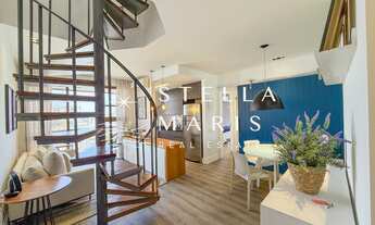 Imagem 3: Leblon, Cobertura Duplex com linda vista para o mar e Morro Dois Irmãos, piscina, chuveirã