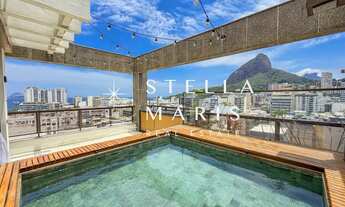 Imagem 2: Leblon, Cobertura Duplex com linda vista para o mar e Morro Dois Irmãos, piscina, chuveirã