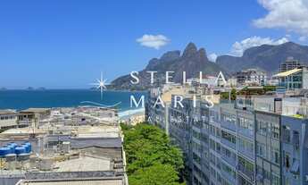 Imagem 3: Ipanema, Cobertura Duplex com 241 m2, 3 quartos e 2 vagas, com linda vista do mar e Morro