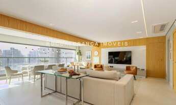 Imagem 7: Apartamento à venda no Brooklin com 181m², 3 suítes, varanda gourmet mobiliada, 3 vagas e