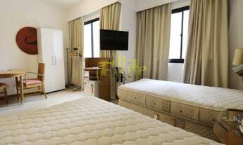 Imagem 2: Flat para locação em Moema totalmente mobiliado com serviços; próximo as faculdades INSPER