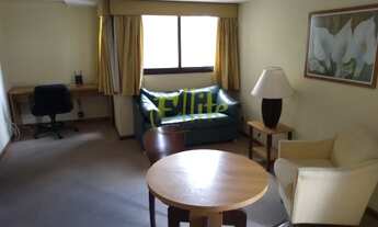 Imagem 3: Flat para venda e locação no Brooklin, totalmente mobiliado com serviços, próximo da Estaç