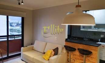 Imagem 2: Flat para locação com 02 dormitórios no Brooklin totalmente mobiliado, próximo da estação