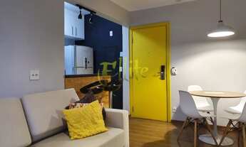 Imagem 3: Flat para locação com 02 dormitórios no Brooklin totalmente mobiliado, próximo da estação