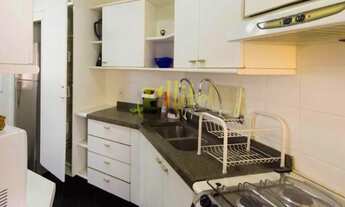 Imagem 7: Flat com 02 dormitórios para locação em Moema, totalmente mobiliado com serviços, próximo