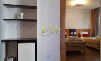 Imagem 3: Flat para locação no Ibirapuera, totalmente mobiliado com serviços. Excelente localização