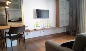 Imagem 4: Apartamento de 01 dormitório mobiliado para locação na região do Brooklin em São Paulo, pr