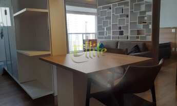 Imagem 6: Apartamento de 01 dormitório mobiliado para locação na região do Brooklin em São Paulo, pr