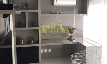 Imagem 2: Apartamento de 1 dormitório totalmente mobiliado e decorado para locação na região do Itai