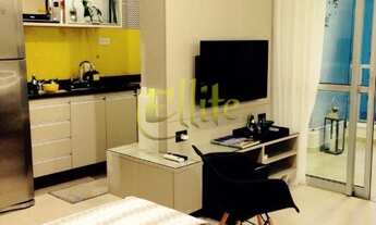 Imagem 2: Apartamento totalmente mobiliado com 1 dormitório para locação na região de Moema em São P