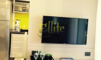 Imagem 3: Apartamento totalmente mobiliado com 1 dormitório para locação na região de Moema em São P