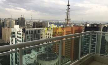 Imagem 4: Flat para alugar alto padrão no Jardins, totalmente mobiliado com serviços, à 100 mts da A