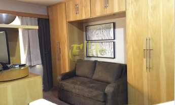 Imagem 3: Flat para locação no Itaim, totalmente mobiliado com serviços, próximo do Shopping Iguatem