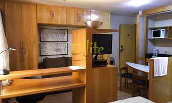 Imagem 4: Flat para locação no Itaim, totalmente mobiliado com serviços, próximo do Shopping Iguatem