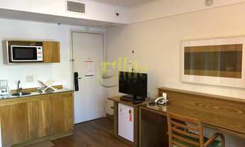 Imagem 4: Flat para locação em Moema, totalmente mobiliado com serviços, próximo das Estações Eucali