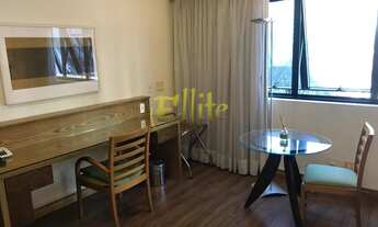 Imagem 2: Flat para locação em Moema, totalmente mobiliado com serviços, próximo das Estações Eucali