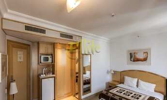 Imagem: Flat mobiliado para locação e venda na