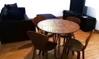 Imagem 2: Flat para locação em Moema, totalmente mobiliado com serviços, próximo ao Parque Ibirapuer