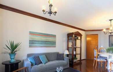 Imagem 3: Flat alto padrão totalmente mobiliado e decorado na região de Moema, localizado na Avenid