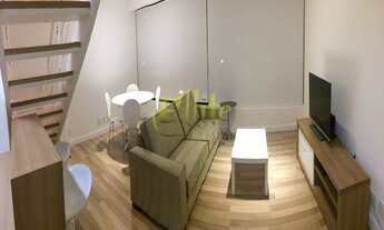 Imagem 3: Apartamento duplex para locação na Vila Olímpia, totalmente mobiliado, próximo a estação d